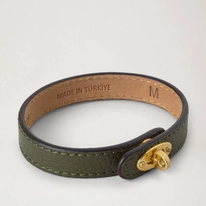 Mulberry Thin Leather Bracelet Juniper Green – QB2390/205Q749-001