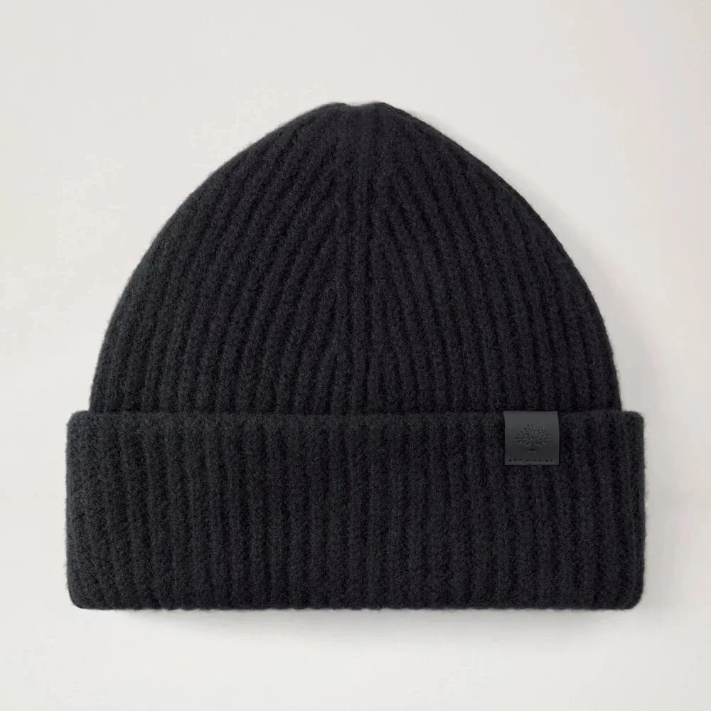 Mulberry Tree Chunky Wool Beanie Black – VH4157/153A100