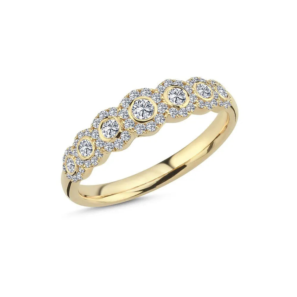 Nuran 14kt Duchess ring 0.57ct W.Si – A2450-057-RG-001
