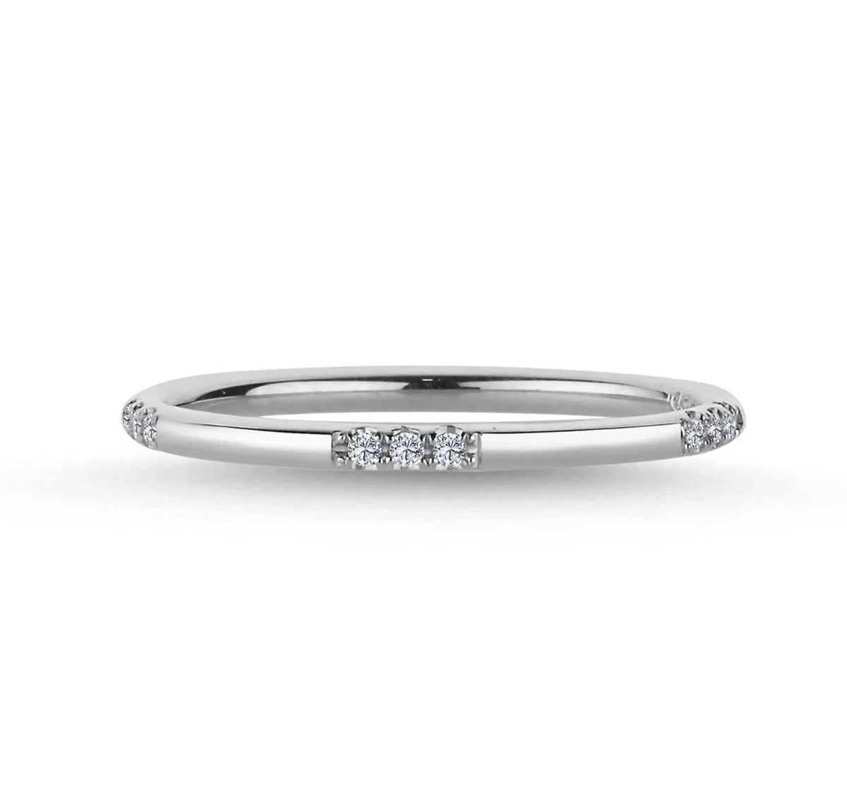 Nuran 14kt Noelle Ring Med Diamanter - A3062 – A3062-0075HG-001