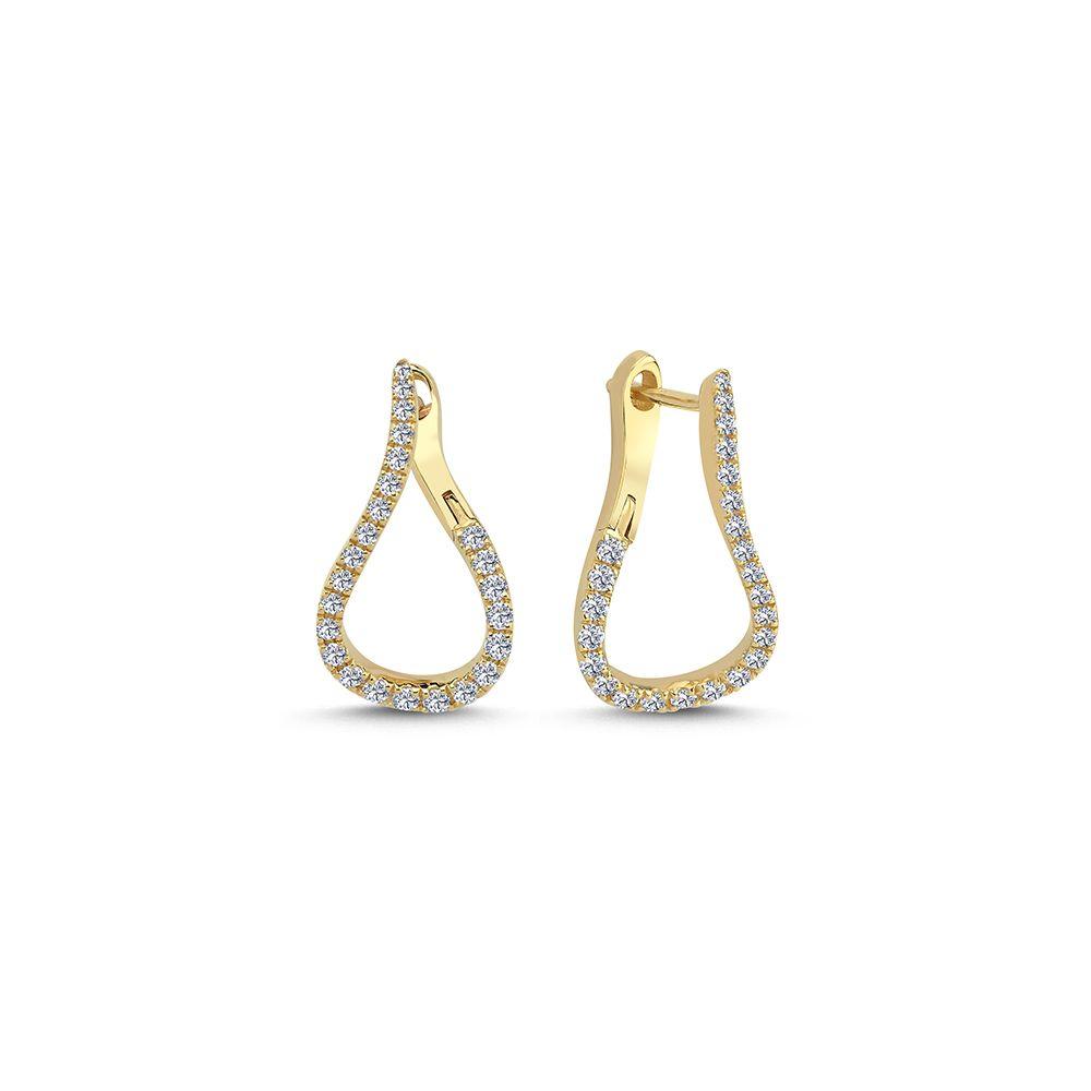 Nuran 14kt Valentina Diamant Ørestikker m. 0.55ct W/Si – Ø2460-055-RG