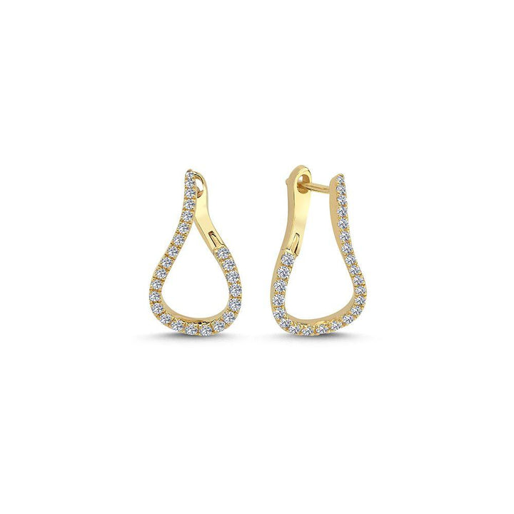 Nuran 14kt Valentina Diamant Ørestikker m. 0.55ct W/Si – Ø2460-055-RG