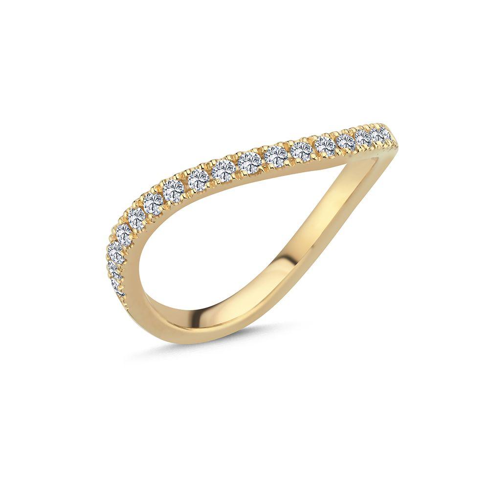 Nuran 14kt Valentina Ring 0.25Ct W/Si – A2460-025-RG-001