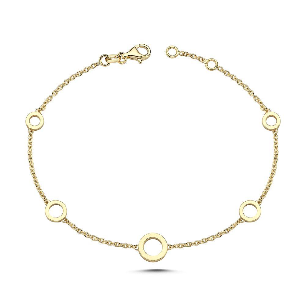 Nuran Ayla 14kt Guld Armbånd – B2403RG