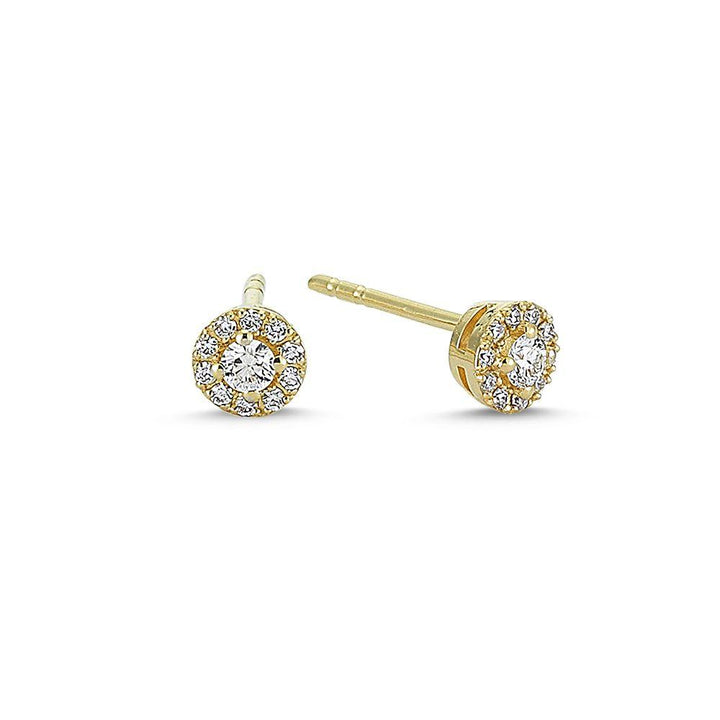 Nuran Cordelia Diamant Ørestikker i 14kt Guld – Ø2136-022RG