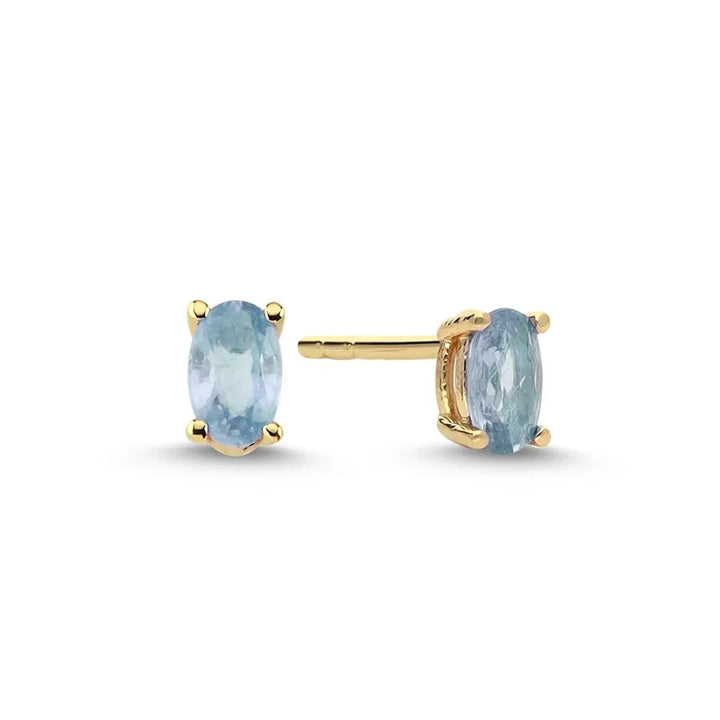 Nuran Gaia 14kt Ørestikker Med Blå Safir – Ø2570SA-RG