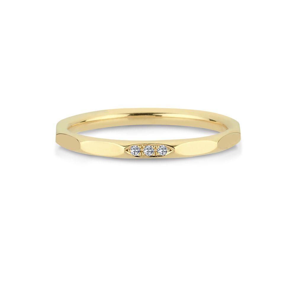 Nuran Noelle 14kt Guld Ring 0.015ct W/Si – A3065-0015RG-001