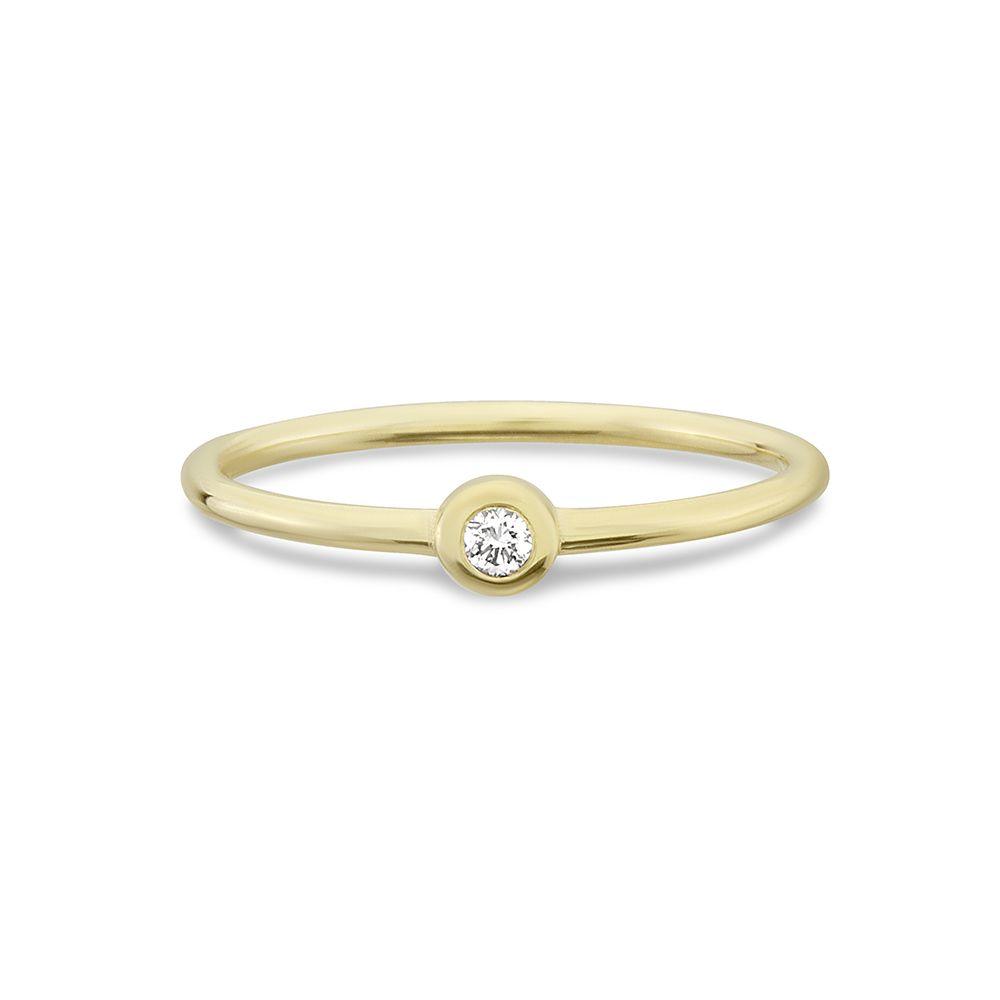 Nuran Zoe Guldring i 14 Karat 0,03ct W/Si – R2314-003RG-001