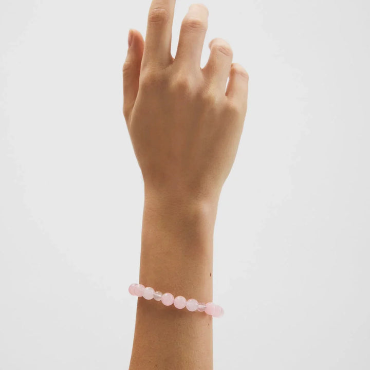 Pernille Corydon Blush Forgyldt Armbånd m. Rosenkvarts – produktbillede 2