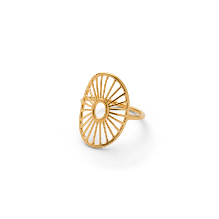 Pernille Corydon Daylight Signature Forgyldt Ring – R-572-GP-001