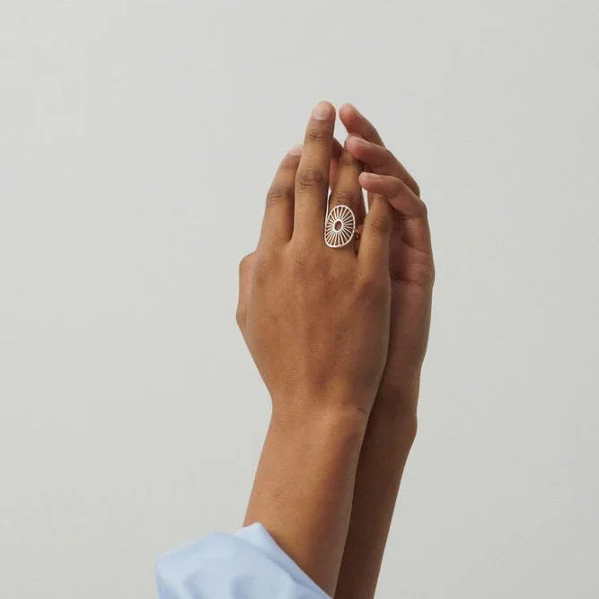 Pernille Corydon Daylight Signature Ring i Sølv – produktbillede 2