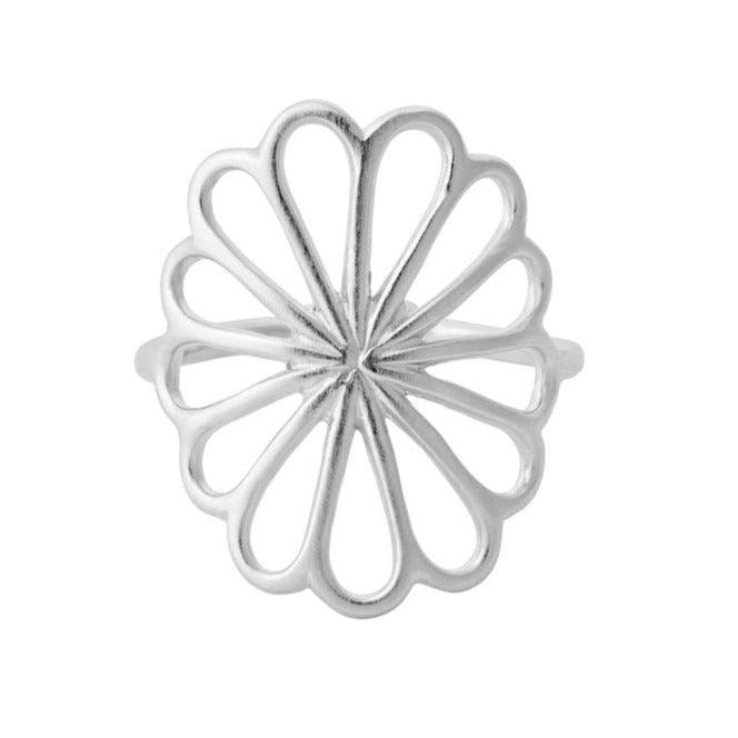 Pernille Corydon Large Bellis Sølv Ring – R-328-S-003