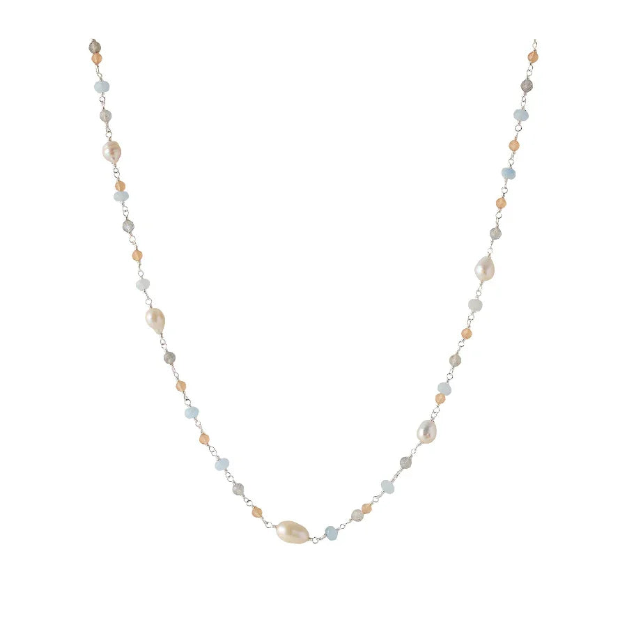 Pernille Corydon Mellow Blue Halskæde - Sølv – N-375-S