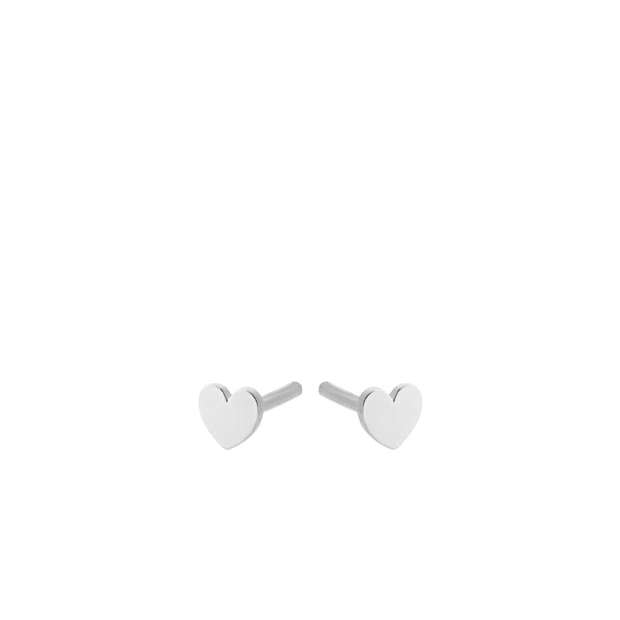 Pernille Corydon Mini Heart Ørestik I Sølv – E-318-S