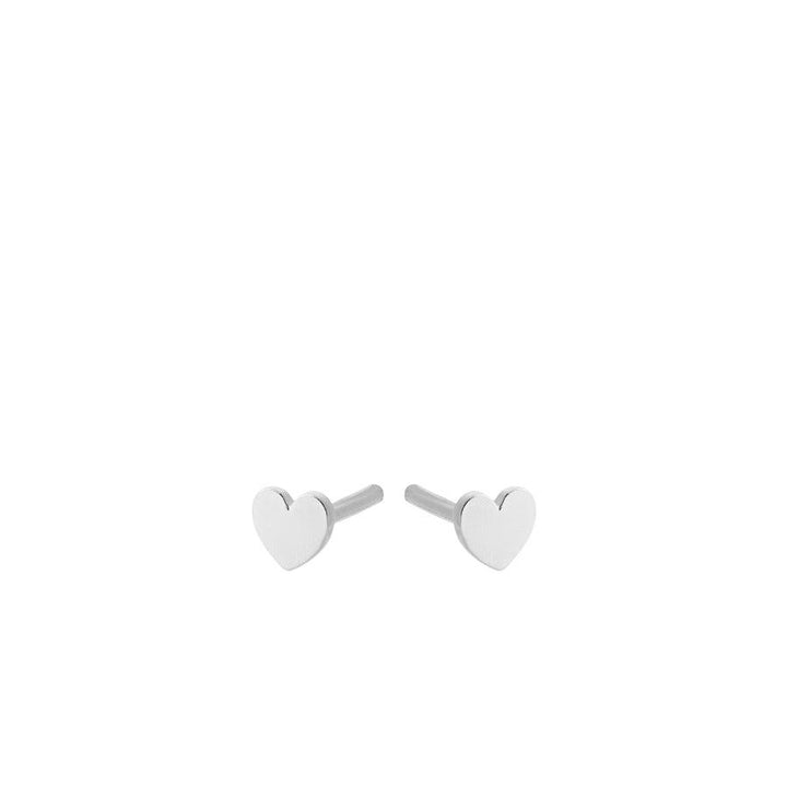 Pernille Corydon Mini Heart Ørestik I Sølv – E-318-S