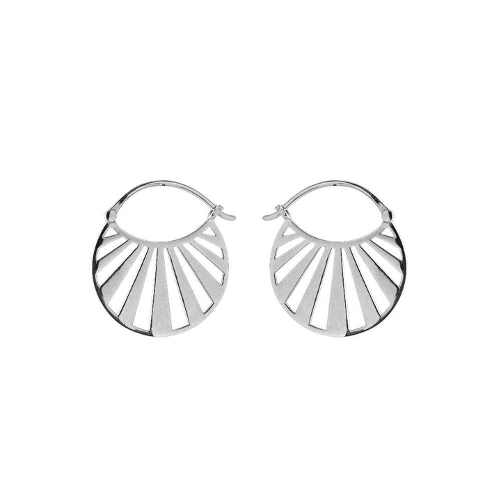 Pernille Corydon Misty Light Sølv Creoler 24 mm – E-614-S
