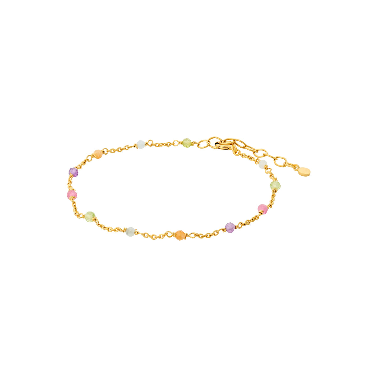Pernille Corydon Rainbow Forgyldt Armbånd – B-854-GP