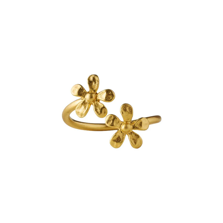 Pernille Corydon Wild Poppy Forgyldt Ring – R-364-GP-001