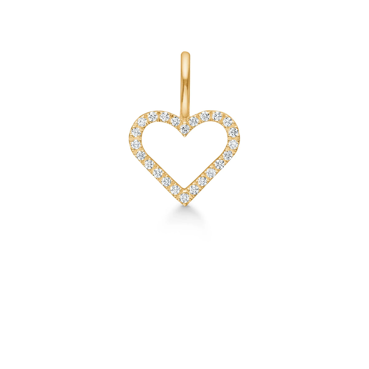 Ro Copenhagen Symbols Open Heart Diamant Vedhæng – 18 kt. Guld – P111Y108