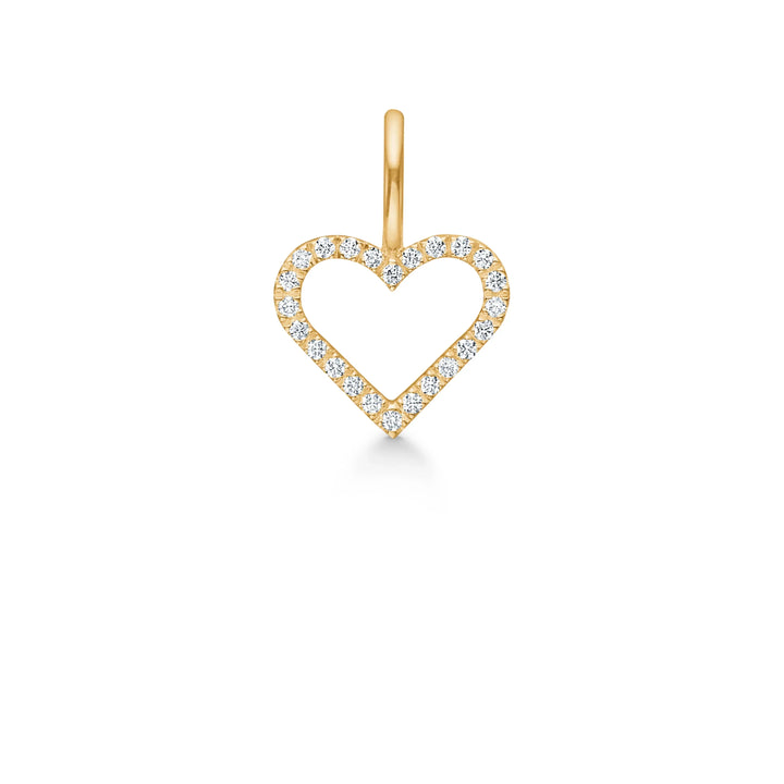 Ro Copenhagen Symbols Open Heart Diamant Vedhæng – 18 kt. Guld – P111Y108