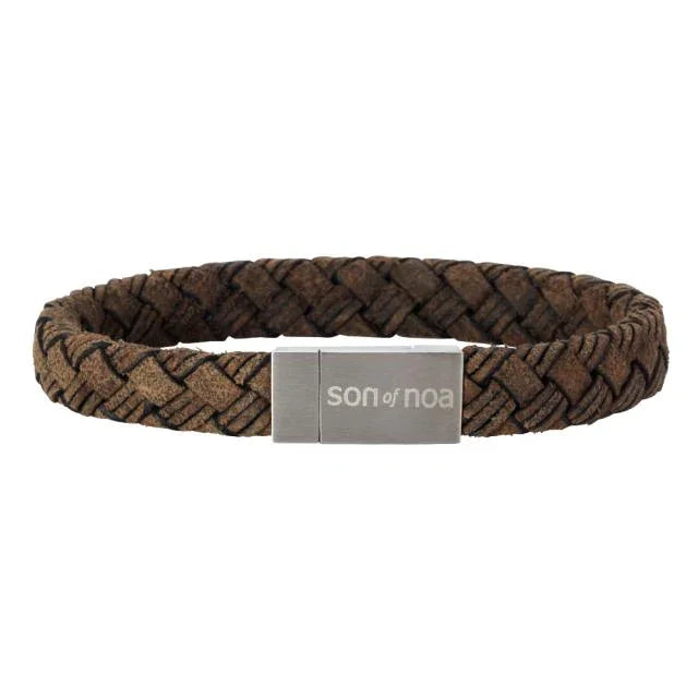 Son Of Noa Herre Armbånd I Brun Læder -  809700393 – 809700393-001
