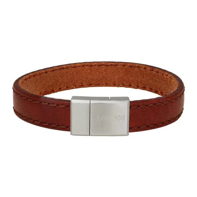 Son Of Noa Herre Armbånd i Brun Læder - 809701692 – 809701692-001