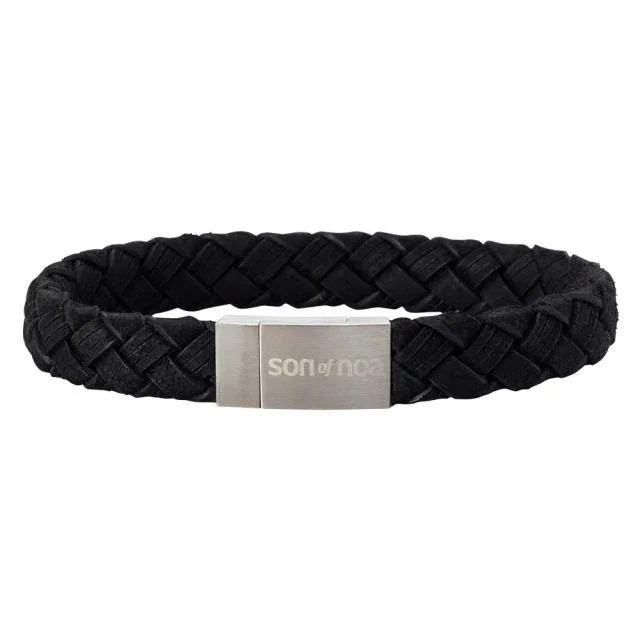 Son Of Noa Herre Armbånd I Sort Læder -  809700391 – 809700391-001