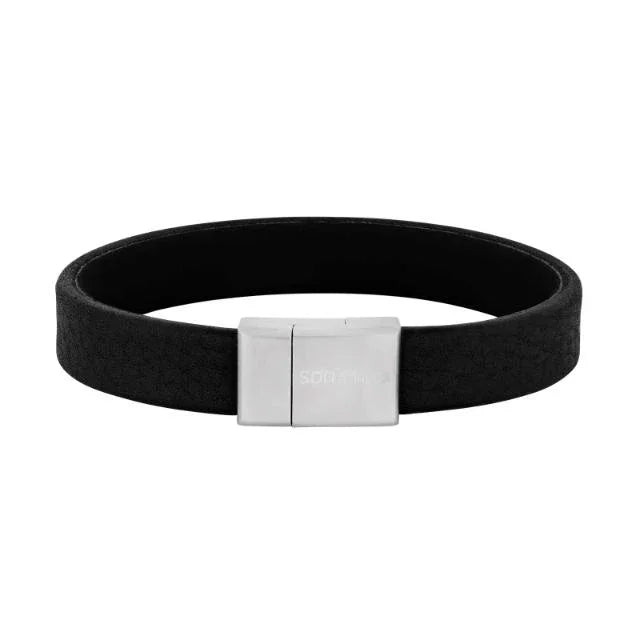 Son Of Noa Herre Armbånd I Sort Læder -  809703191 – 809703191-001