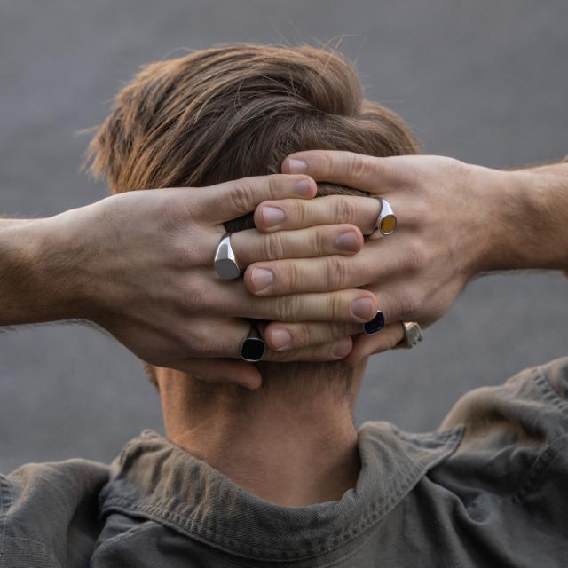 Son Of Noa Herre Ring i Blankt Sølv - 125104 – produktbillede 2