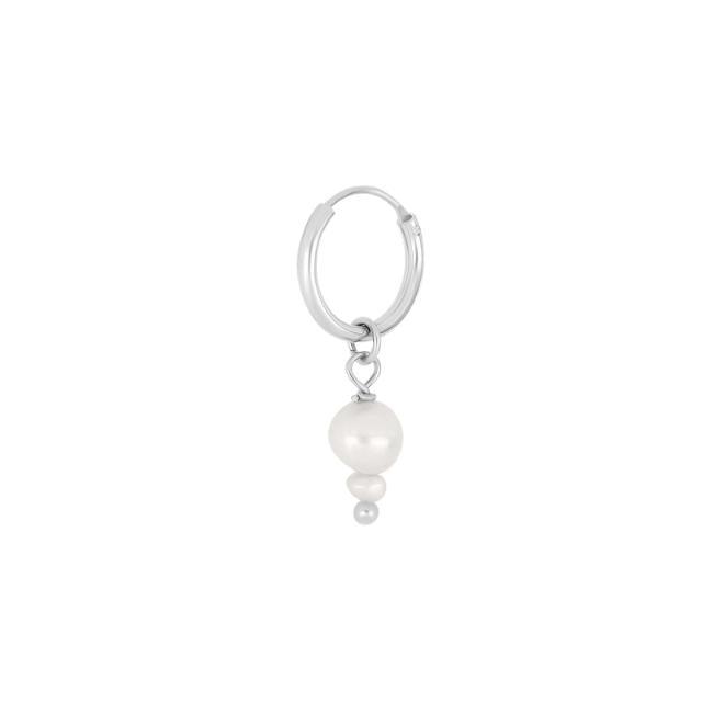 Son Of Noa Sølv Ørering Med Perle – 30890040900