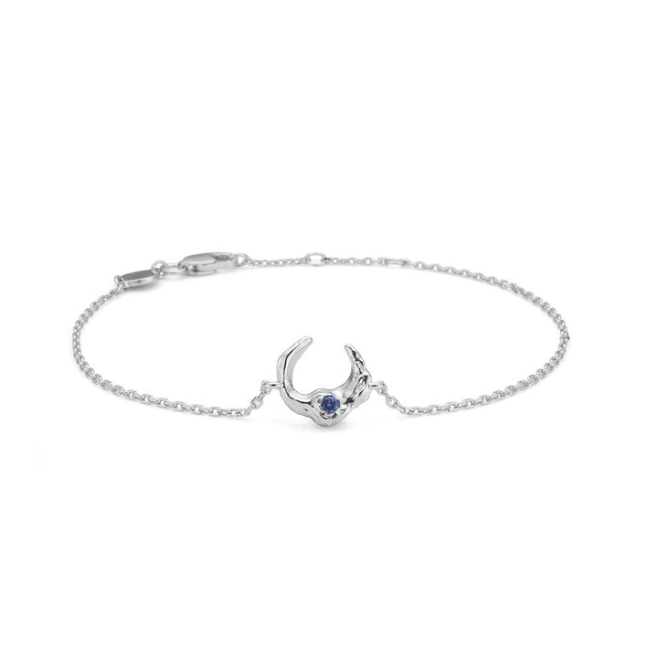 Studio Z Lunar Sølv Armbånd m. Blå Zirkonia – 7157881