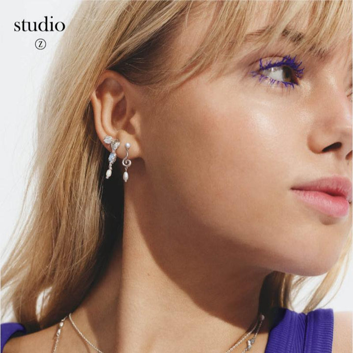 Studio Z Sølv Curiosity Ørehænger – produktbillede 2