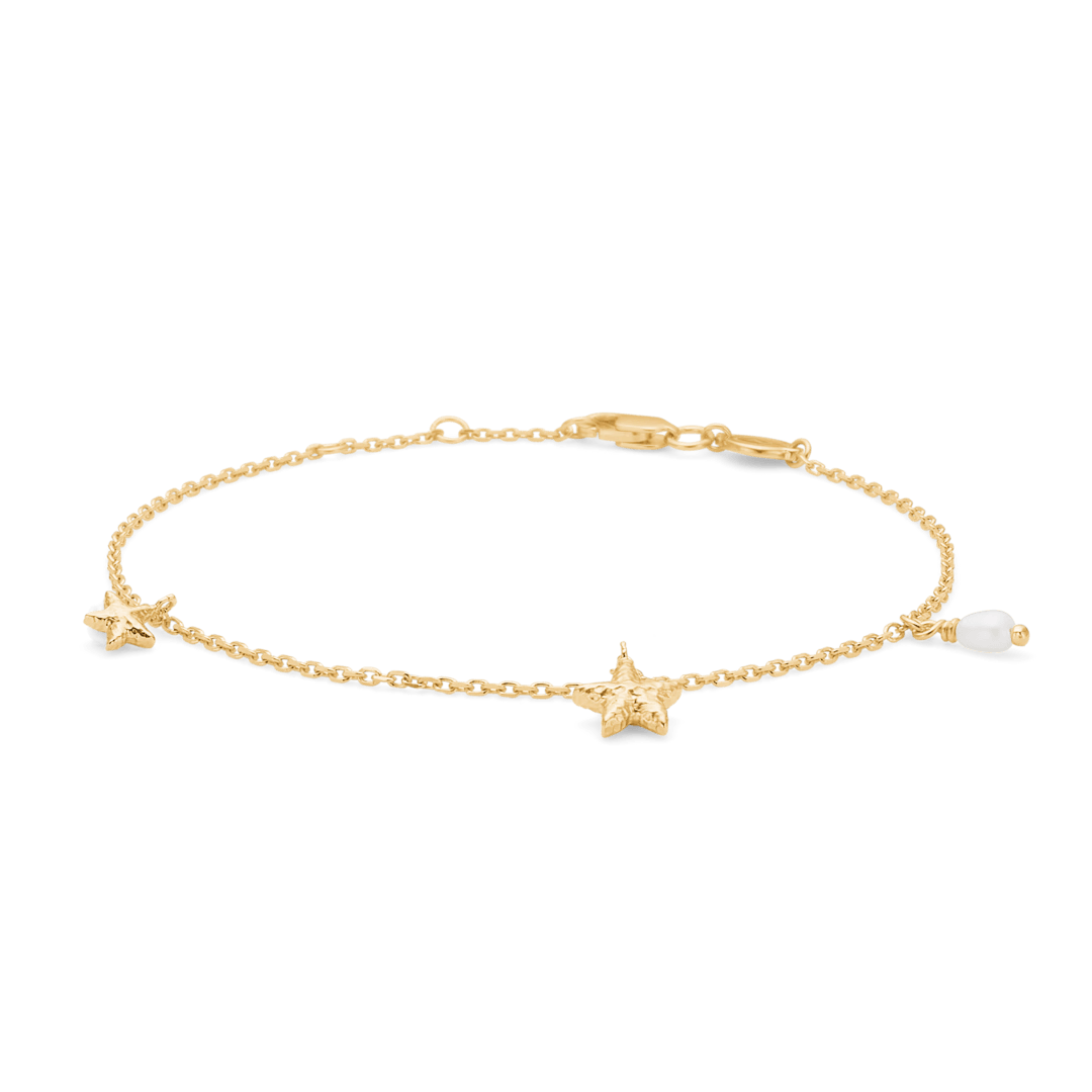 Studio Z Starfish Lustre Forgyldt Søstjerne Armbånd – 7253903