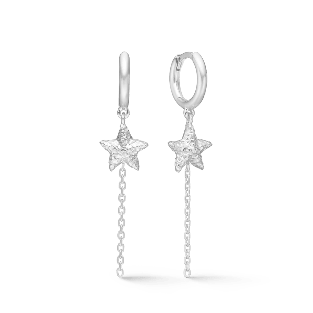 Studio Z Starfish Lustre Sølv Creol med Søstjerne – 7110903