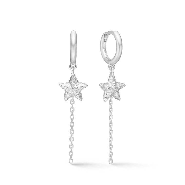 Studio Z Starfish Lustre Sølv Creol med Søstjerne – 7110903