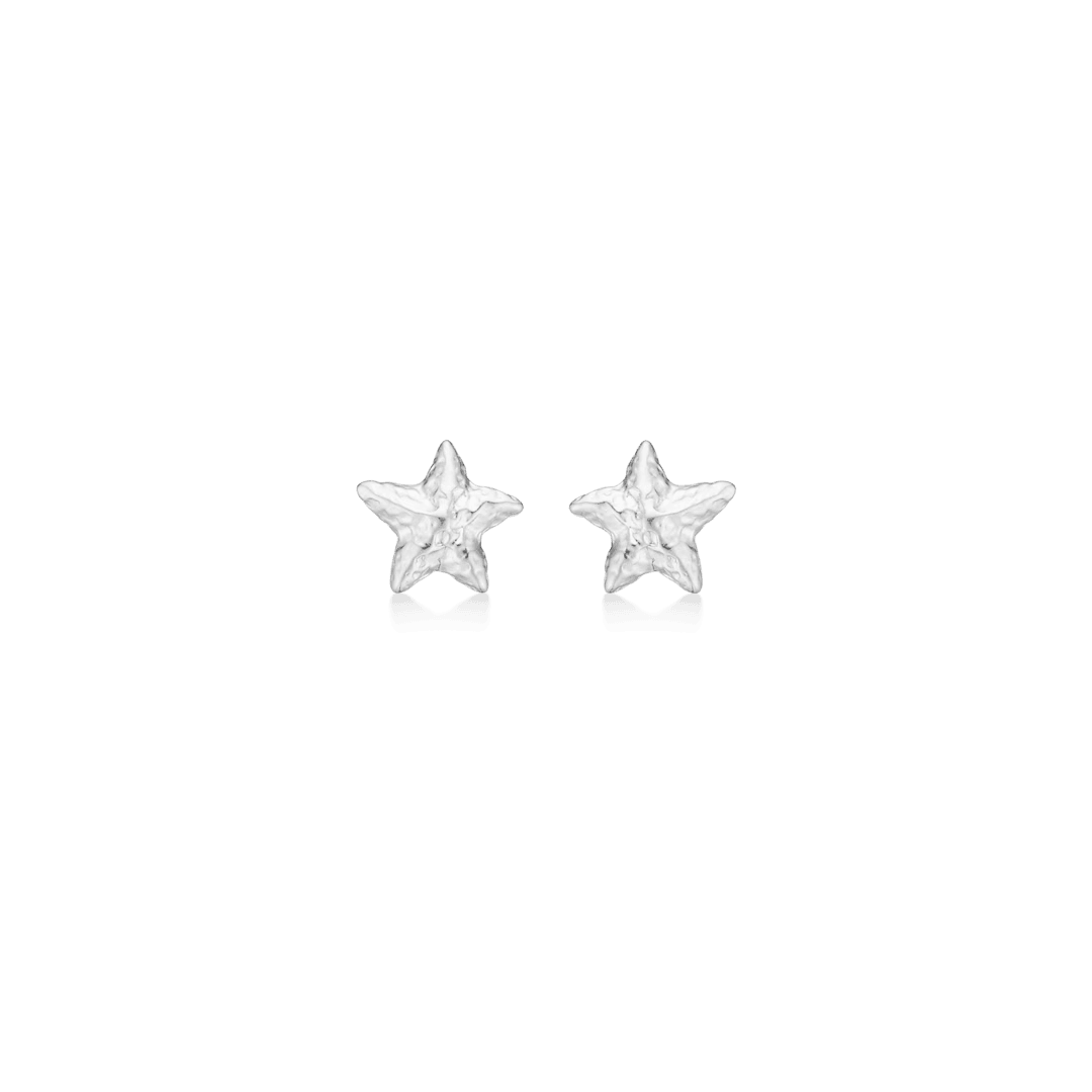 Studio Z Starfish Lustre Sølv Søstjerne Ørestikker Small – 7110901
