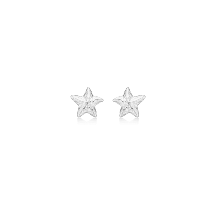 Studio Z Starfish Lustre Sølv Søstjerne Ørestikker Small – 7110901
