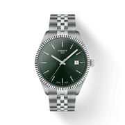 TISSOT BALLADE 40 MM VIHREÄLLÄ GUILLOCHÉ-TAULULLA 