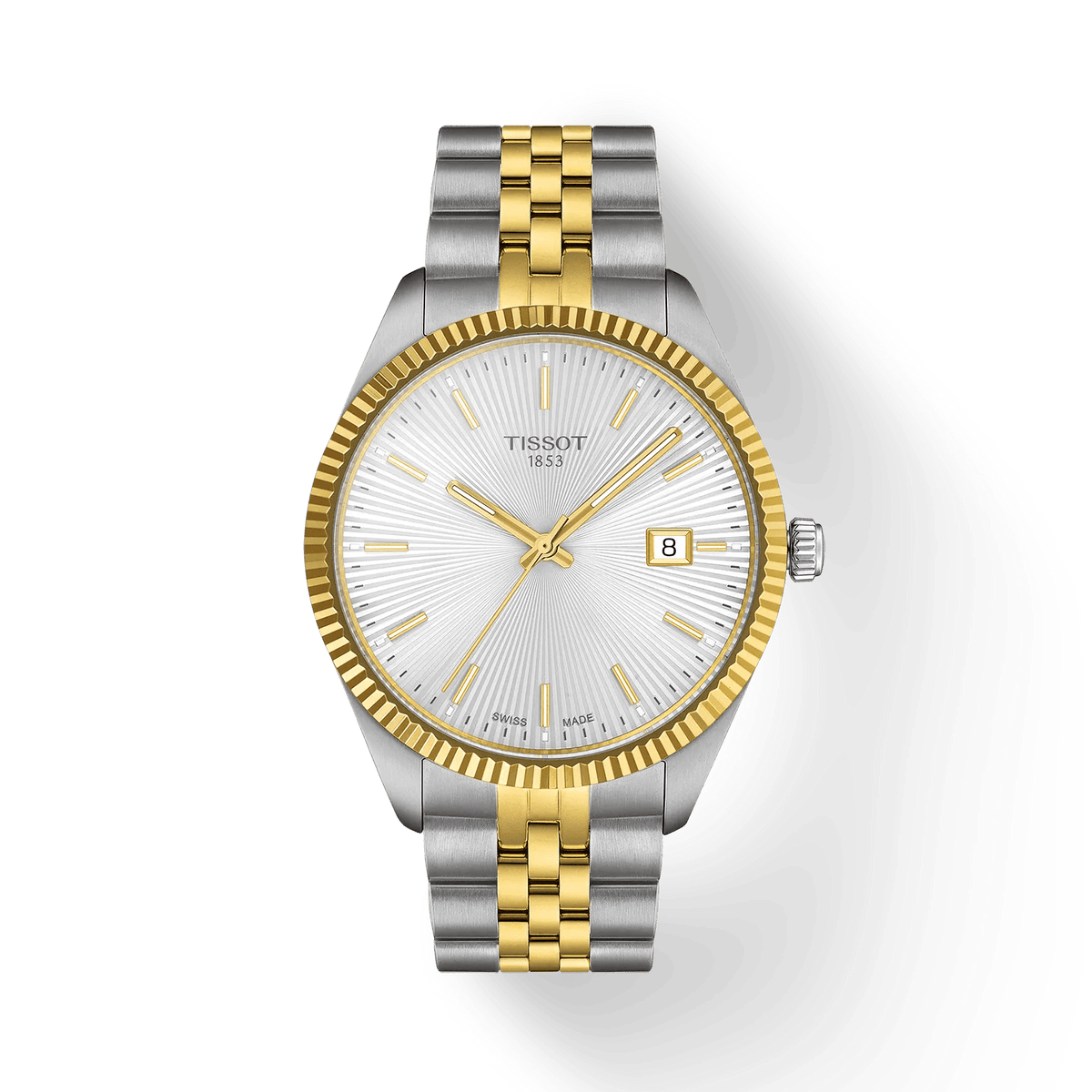 TISSOT BALLADE 40MM MED GUILLOCHÉ SØLV URSKIVE – T1564102203100