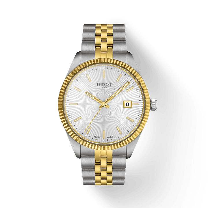 TISSOT BALLADE 40MM MED GUILLOCHÉ SØLV URSKIVE – T1564102203100