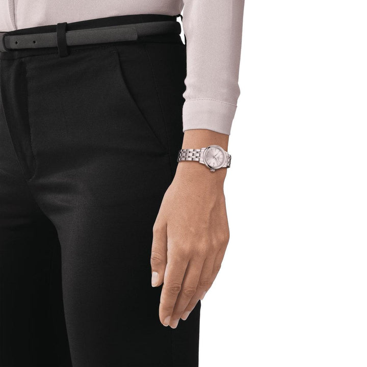 TISSOT CLASSIC DREAM LADY MED SØLV URSKIVE – produktbillede 2