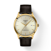 TISSOT CLASSIC DREAM POWERMATIC 80 – KULTA PVD / RUSKEA NAHKARANNEKE 