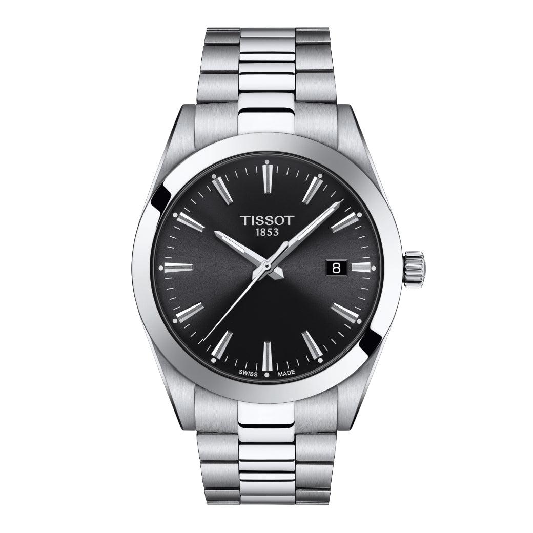 TISSOT GENTLEMAN - SORT URSKIVE – T1274101105100