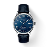 TISSOT LE LOCLE POWERMATIC 80 – SININEN NAHKARANNEKE 