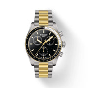 TISSOT PR516 CHRONOGRAPH KULTA PVD MUSTALLA KELLOTAULULLA 