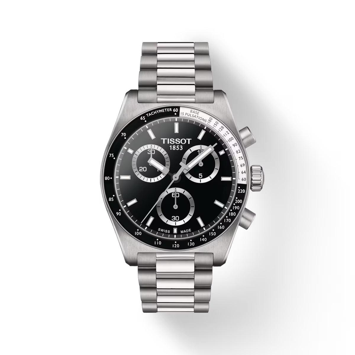 TISSOT PR516 CHRONOGRAPH MED SORT URSKIVE – T1494171105100