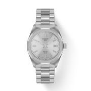 TISSOT PRC 100 SOLAR 34MM – TERÄS / HOPEANVÄRINEN TAULU 