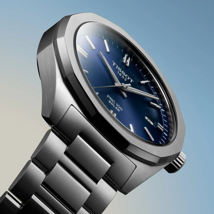 TISSOT PRC 100 SOLAR QUARTZ 39MM BLUE – produktbillede 2