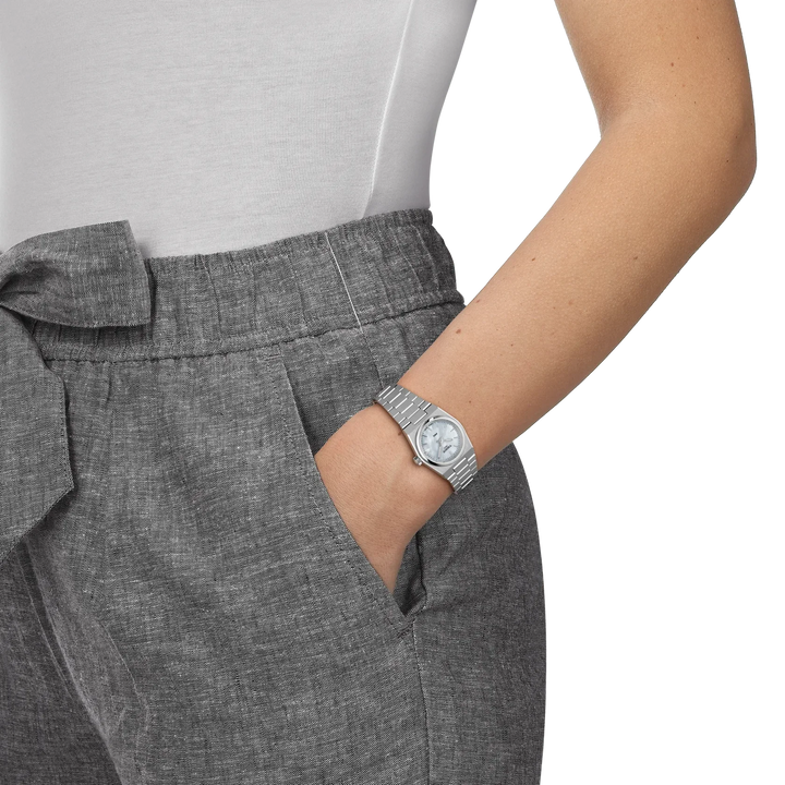 Tissot PRX 25mm - Perlemor Urskive – produktbillede 2