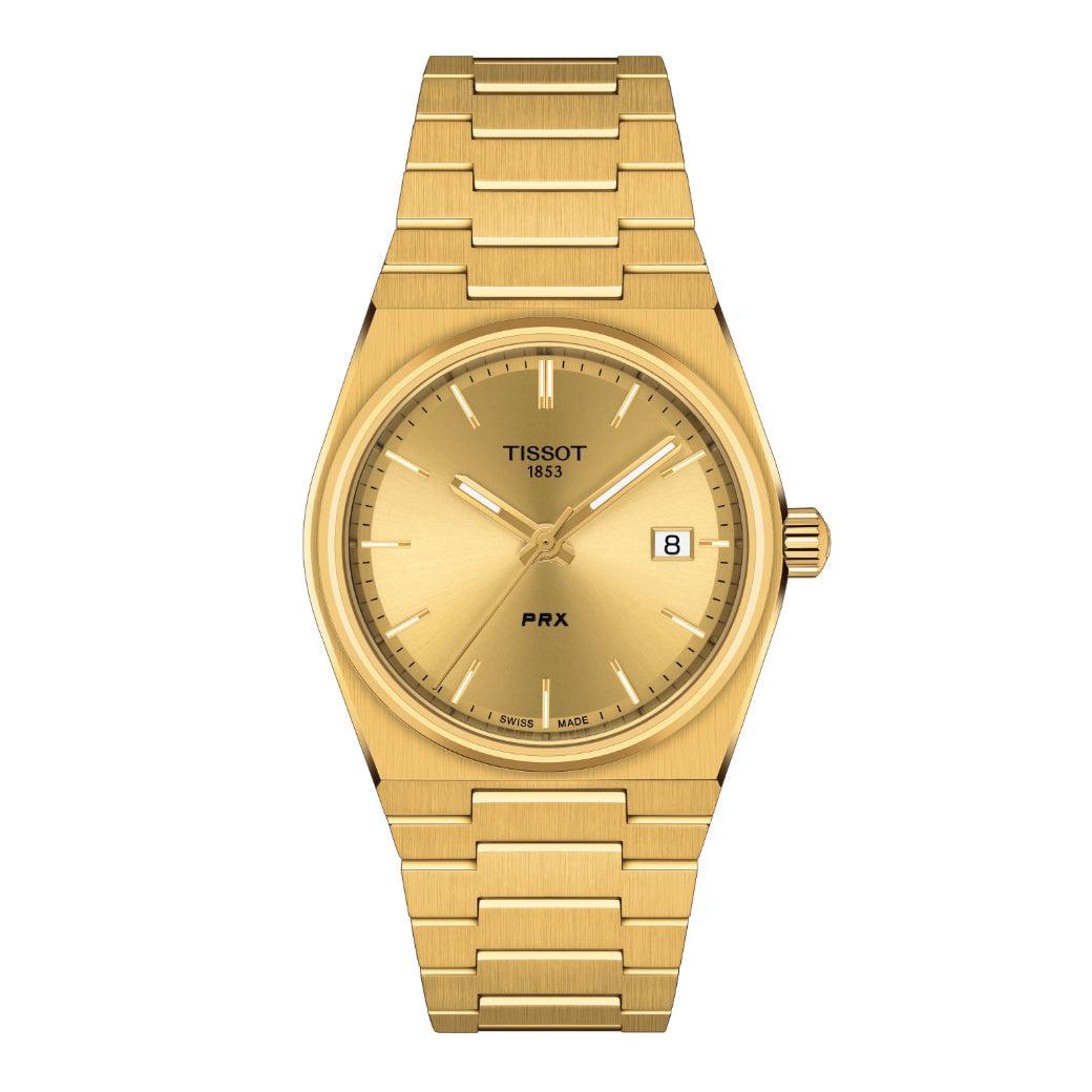 TISSOT PRX 35MM GULD PVD – T1372103302100